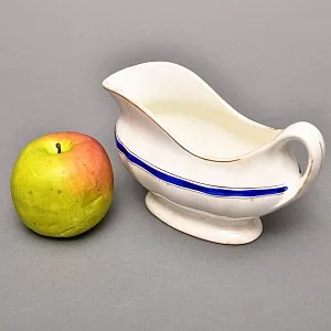 Большой Винтажный Фаянсовый Соусник, Конаково ЗИК, СССР -1955г.