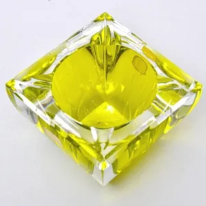 Редкость! Хрустальная «Резеда» - Пепельница Оригинальной формы, VAL SAINT LAMBERT Бельгия - 50гг.