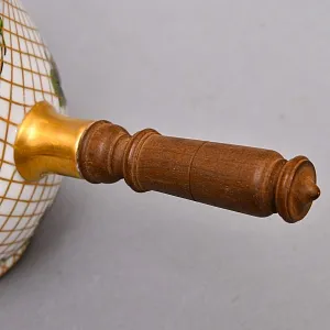 Фарфоровый Кувшин - Чайник для подачи горячего шоколада «Цветочная россыпь» с лопаткой, Франция.