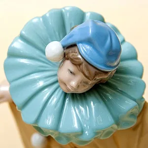 Коллекционная Фарфоровая статуэтка «Клоун - Мечты о цирке»  NAO by Lladro, Daisa, Испания -1988 год.