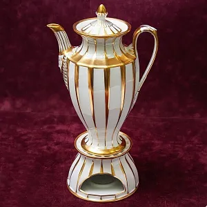 Чайный Сервиз в стиле АМПИР на 12 персон - 42 предмета, Furstenberg, Германия середина ХХ века.