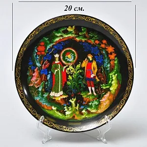 Коллекционная Тарелка «Сказка - КАМЕННЫЙ ЦВЕТОК» Фарфор - ЛФЗ, СССР - 1990 год.