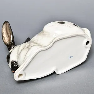 Большая Коллекционная Фарфоровая статуэтка «Кролик», Goebel Германия, вторая половина ХХ века.