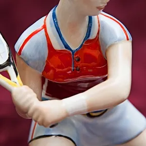 Авторская Фарфоровая статуэтка «ТЕННИСИСТКА», ДФЗ Дулево Россия.