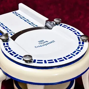 Антикварный Чугунный Ручной Циркулярный Нож  - Слайсер, Alexanderwerk Германия.