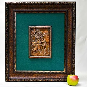 Настенное Панно - Картина - Барельеф «Случайное Свидание» Германия -30 гг.