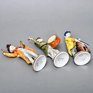 Полная Коллекционная серия Фарфоровых статуэток «Музыкальный оркестр», Grafenthal Германия, 1985 - 1990 годы.