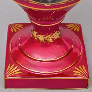 Коллекционная Фарфоровая Ваза «Битвы Наполеона», Couleuvre Франция, середина ХХ века.