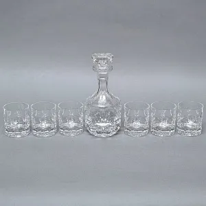 Набор для Виски - Графин и 6-ть Стаканов серия «BAUMBERG» Хрусталь, NACHTMANN Германия. 
