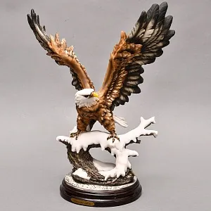 Большая Коллекционная статуэтка Птица - «Орел. Белоголовый орлан», Fanconi Arts Италия.