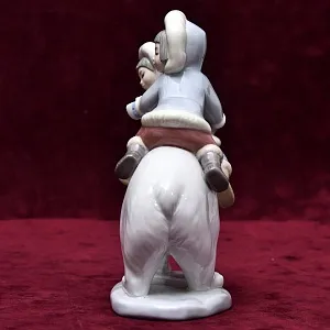 Коллекционная Фарфоровая статуэтка «Эскимосские наездники», Lladro Испания, 1986 - 2019 годы.