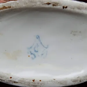 Коллекционная Фарфоровая статуэтка «Юный хоккеист», ЛЗФИ СССР, 1956 - 1967 годы. 