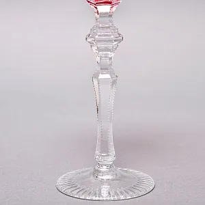 Розовый Бокал для Вина, серия «Berlin», Цветной Хрусталь JOSKA BODENMAIS, Германия 70 гг.