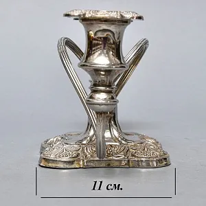 Пара Антикварных Канделябров Подсвечников Silverplated, SHEFFIELD Англия начало ХХ век.