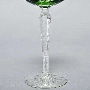 Два Бокала «Тет-а-Тет» серия «Jise» Цветной Хрусталь, Kunsthandwerk Bodenmais Германия, 60 гг.