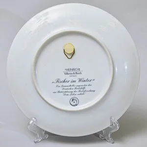 Коллекционная Фарфоровая Тарелка - Блюдо «Зима» Heinrich Villeroy&Boch, Германия, 80-е годы.