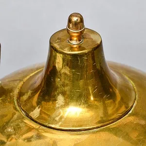 Большой Антикварный Латунный Чайник на 5 литров, Франция, начало ХХ века.