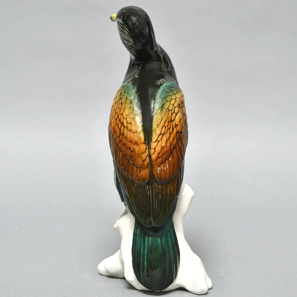 Редкость!  Птица - Большая Фарфоровая статуэтка «Баклан» Карл Энс / Karl Ens, Германия -50 гг.