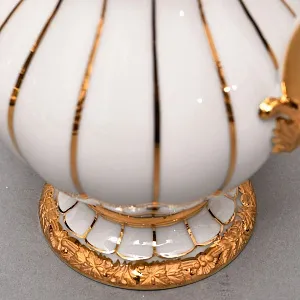 Редкость! Фарфоровый Кофейный сервиз на 6 персон - 21 предмет, Х форма MEISSEN, Германия.