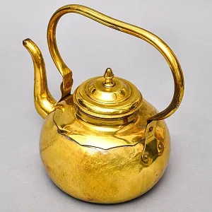 Винтажный Латунный Чайник на 2,5 литра. Франция середина ХХ века.