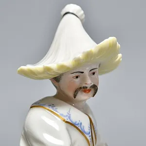 Редкая Фарфоровая статуэтка «Китайский продавец фруктов», Nymphenburg Германия, 50-е гг.