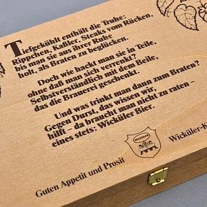 «Охота» - Настоящий Разделочный Топорик в деревянной коробке, Германия, Wickuler Solingen, 80 -е гг.