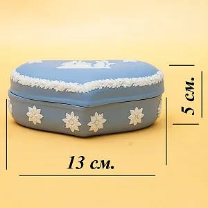 Шкатулка - Бонбоньерка «Атлантида» фарфор ВЕДЖВУД, WEDGWOOD, Англия -1977 год.