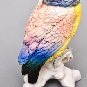 Птица - Фарфоровая статуэтка «Попугай Желто - Розовый Какаду» Н -19 см., Karl Ens Германия.