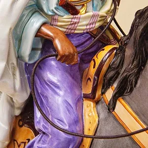 Редкая!!! Большая Фарфоровая Cтатуэтка «АРАБСКИЙ ВОИН» Shheibe - Alsbach Германия -1962год.