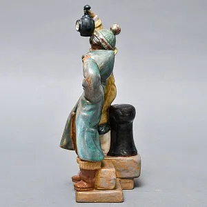 Коллекционная Фарфоровая статуэтка «Дети с фонарем», Lladro серия Грес, Испания.