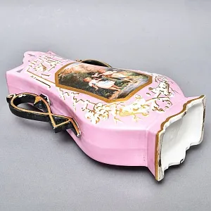 Антикварные Парные Фарфоровые Вазы «Счастливое детство», Франция, конец XIX - начало ХХ века. 