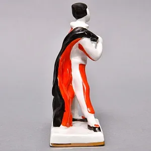 Коллекционная Фарфоровая статуэтка «Арлекин», СССР ДФЗ Вербилки, 1961 год.