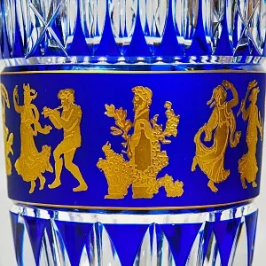 Авторская Коллекционная Ваза «Jupiter. Dance De Flore», хрусталь VAL SAINT LAMBERT, Бельгия.