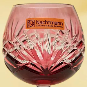 Набор для коньяка Графин и 6-ть Бокалов серия «NIERSTEIN» Цветной Хрусталь, NACHTMANN Германия.