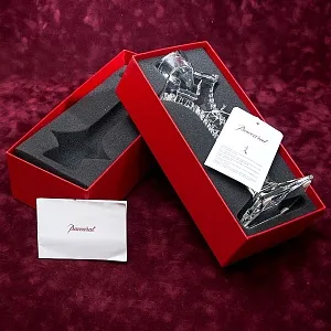 Редкость! Хрустальный Подсвечник БАККАРА / BACCARAT, Фрация, 70 -е годы ХХ века.