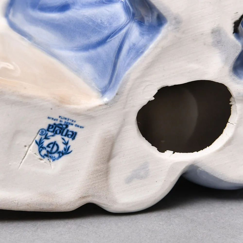 Фарфоровая статуэтка «Клоун с cаксофоном», TENGRA Испания, вторая половина ХХ века.