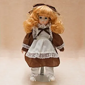 Коллекционная фарфоровая кукла №7  Н - 31 см.