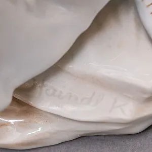 Редкость! Парные Фарфоровые статуэтки «Гамлет и Офелия», HEREND Венгрия - середина ХХ века.