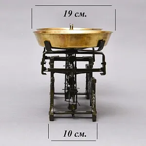 Антикварные Кухонные Весы с двумя чашами «Balance de Menage» на 2 кг. Франция начало ХХ века!