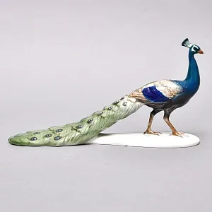 Редкость! Коллекционная Фарфоровая статуэтка «Птица - Павлин», ROSENTHAL Германия 40 гг.