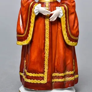 Полная Коллекционная серия Фарфоровых статуэток «Генрих VIII и его шесть жен», Sitzendorf Германия.