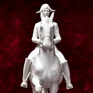 Редкая! Коллекционная Фарфоровая статуэтка «РЫСЬ», Wiener Porzellanmanufaktur Augarten, Австрия, середина ХХ века.