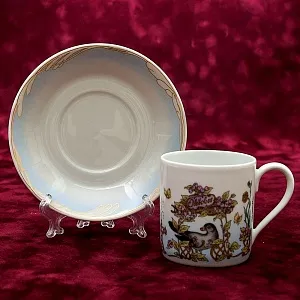 Коллекционная Кофейная пара «Октябрь» Фарфор HUTSCHENREUTHER Германия