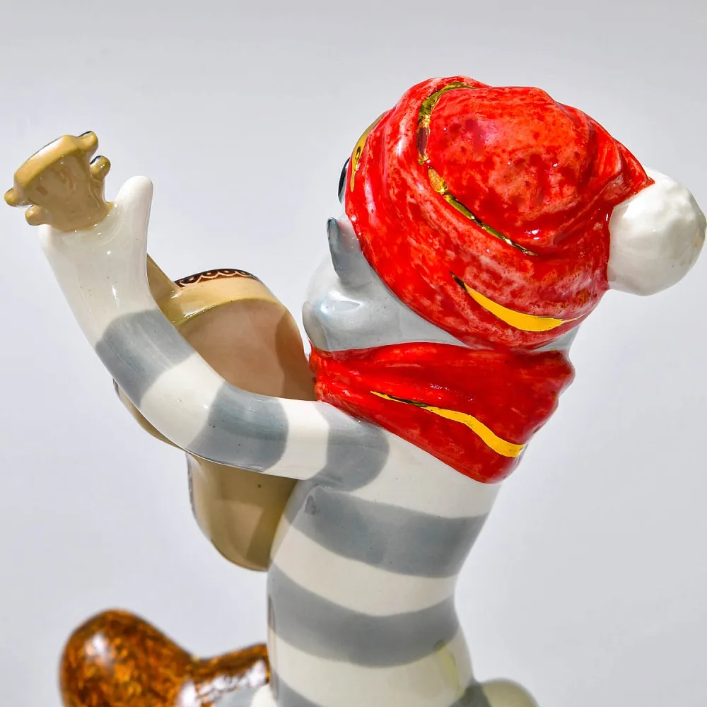 Авторская Коллекционная Фарфоровая Статуэтка «Кот Матроскин», Россия.