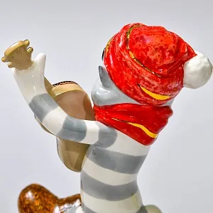 Авторская Коллекционная Фарфоровая Статуэтка «Кот Матроскин», Россия.