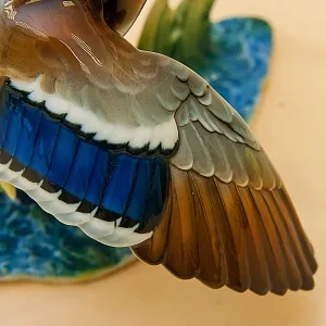 Большая Фарфоровая Статуэтка «Птицы - Взлетающие утки», Hutschenreuther,  Германия -1970 год.