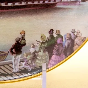 Коллекционная Тарелка «Парусные Корабли - Marco Polo» Фарфор США, The FRANKLIN MINT -1981 год.