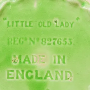 Редкость! Коллекционный Заварочный Чайник «LITTLE OLD LADY», Фаянс Англия нач. ХХв.