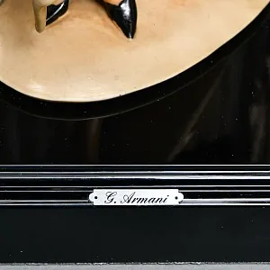 Редкость! Настольная Электрическая Лампа - Светильник «Дама с Павлином», Florence Италия -1987 год.