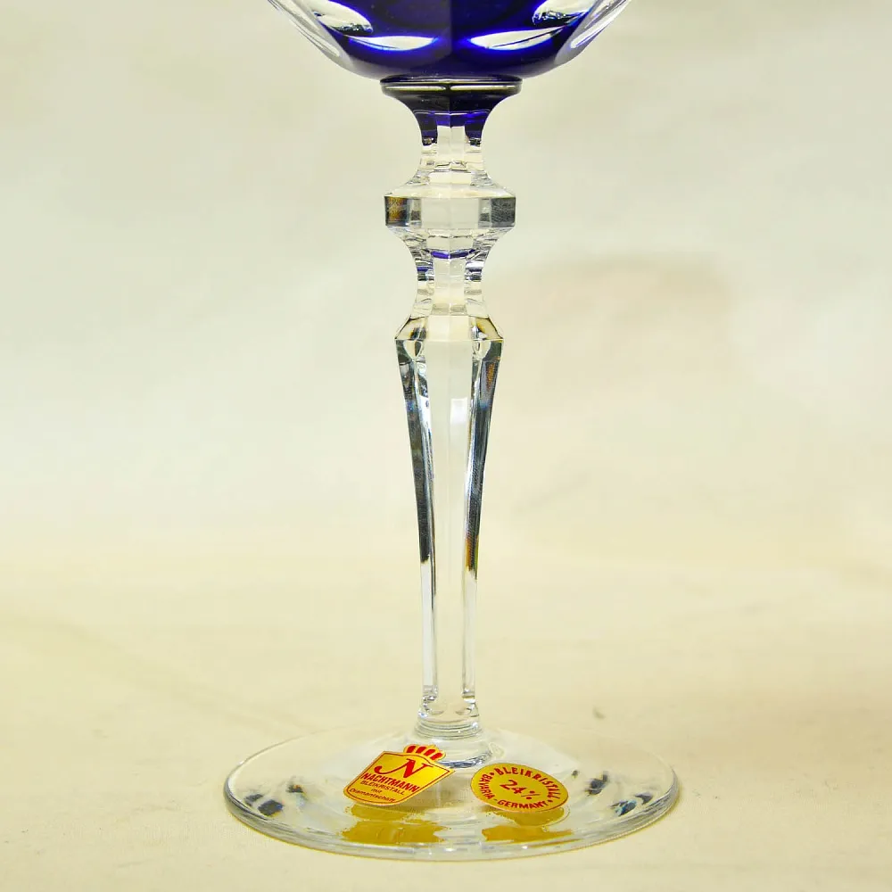 «МЭРИЛИН» - Шесть Бокалов из Цветного Хрусталя, NACHTMANN Германия, 60 -е годы ХХ века.